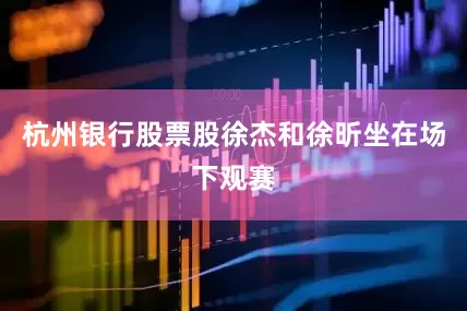 杭州银行股票股徐杰和徐昕坐在场下观赛